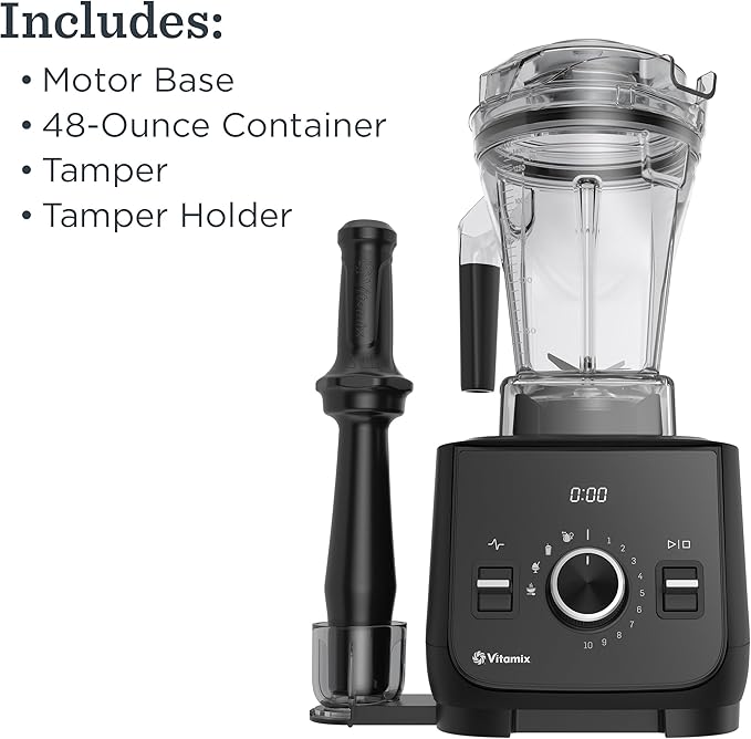 Vitamix Ascent X2 Blender, Professional-Grade, 3 Preset Blending Programs, 48-ounce Container, Self-Cleaning, Shadow Black