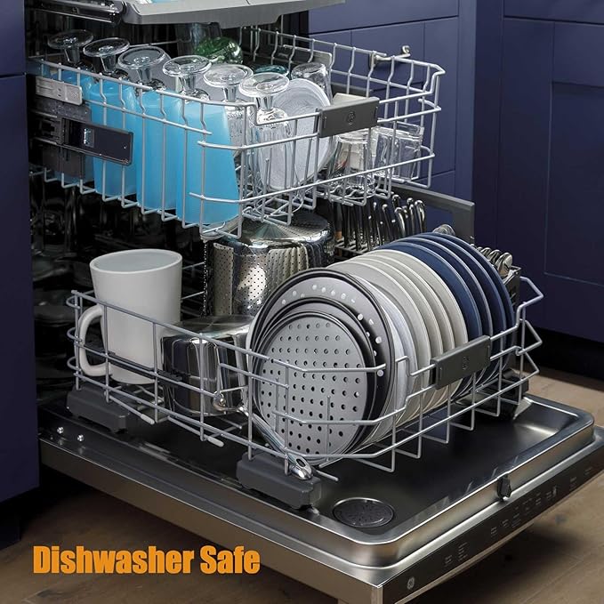 Handook Pizza Pan Set, Carbon Steel Pizza Pan with Holes, for Oven Baking Supplies & Home, Kitchen, Restaurant（9 Inch &10 Inch &12 Inch）