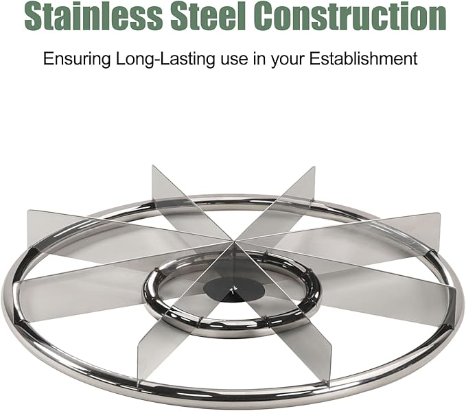 16" Pizza Cutter Rocker Sharp 8-Slice Multi-Blade Heavy Duty Stainless Steel Pizza Rocker Knife Pizza Oven Accessories