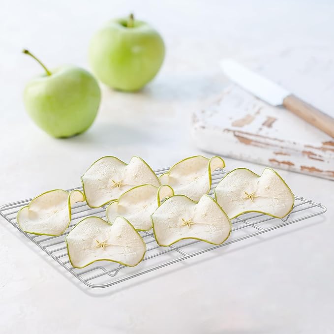 Stainless Steel Cooling Racks Set of 2, Homikit 11.6”*9.1” Heavy Duty Wire Baking Rack for Cooking Roasting Grilling Bacon Cake Cookies, Non Toxic & Rust Free