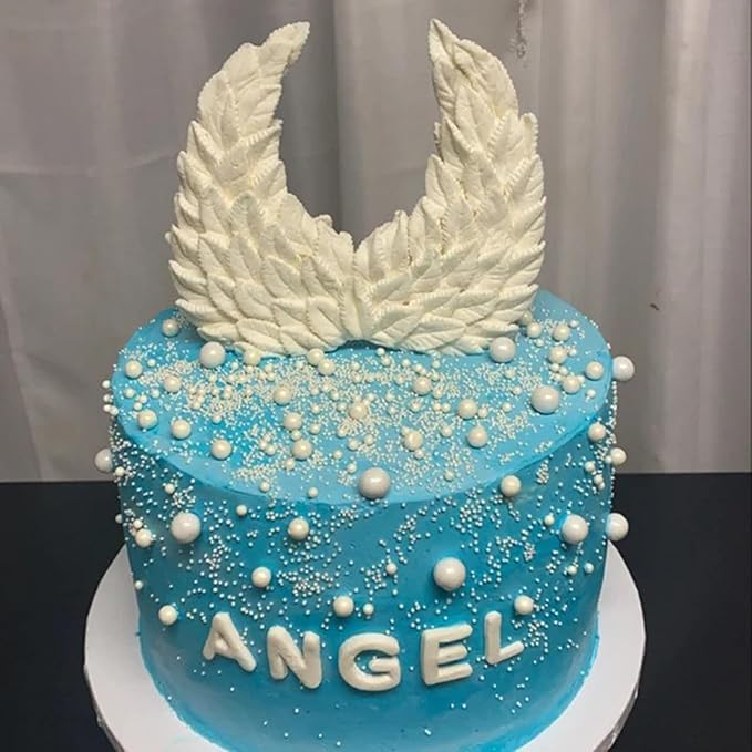 4 in 1 Edible White Pearl Sugar Sprinkles 6 oz, 4 sizes Candy Pearls Ideal for Baking, Cake and Cupcake Toppers, Cookie Decoration, Ice Cream Topping, Wedding Shower Valentines Halloween Christmas