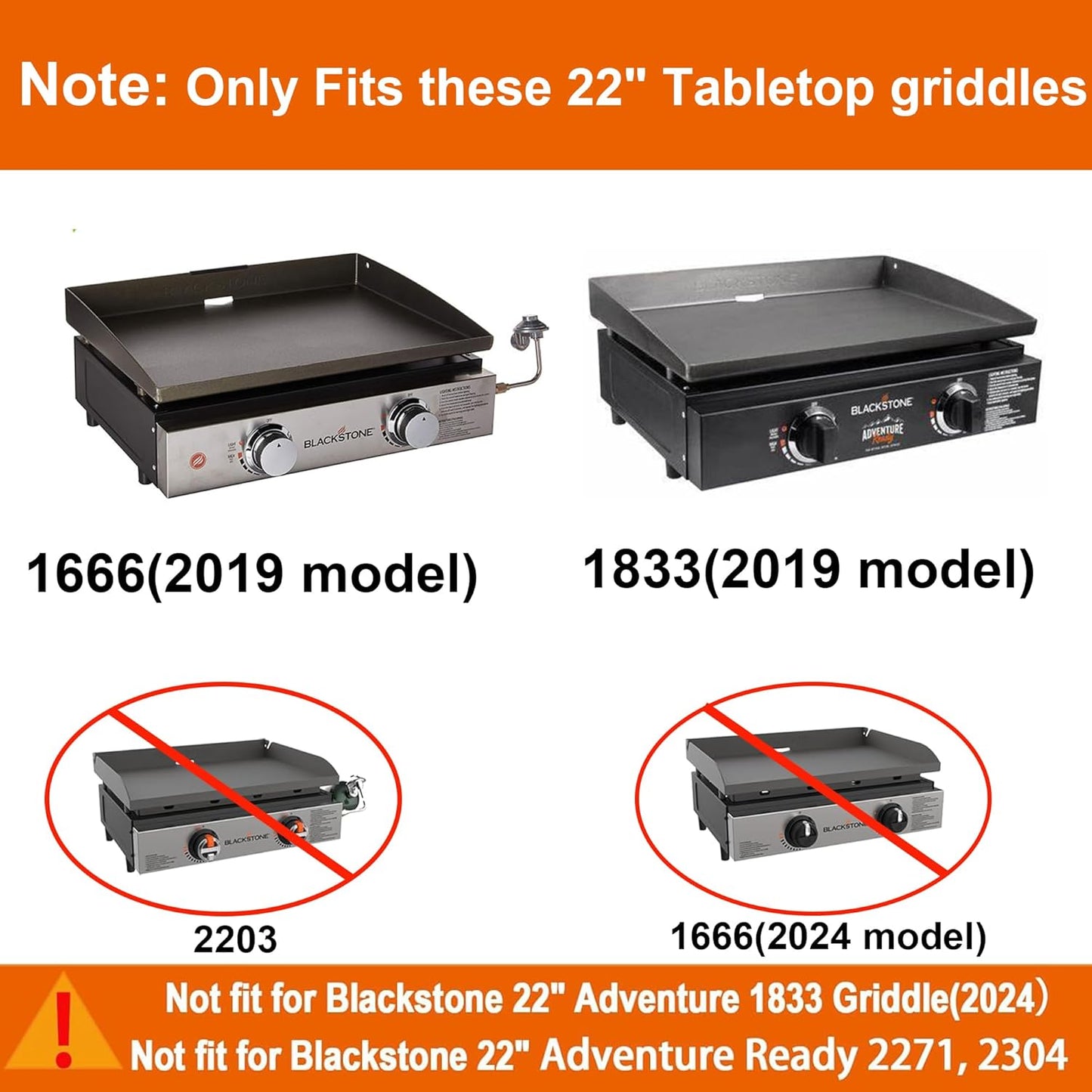Hard Cover Hood with Temperature Gauge for Blackstone 22 inch Table Top Griddle, 5011 Griddle Hood for Blackstone 22" Grill, Blue