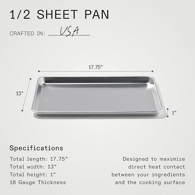 Made In Cookware - Sheet Pan - Commercial Grade Aluminum - Professional Bakeware