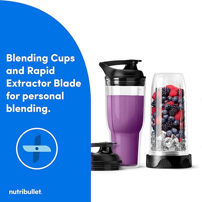 nutribullet® Ultra Plus+ 3-1 Compact Kitchen System, 1200W Kitchen System with Blender, Food Processor, and Coffee and Spice Grinder, 32oz and 24oz Blending Cups, 2-Cup Food Processor, Pearl White