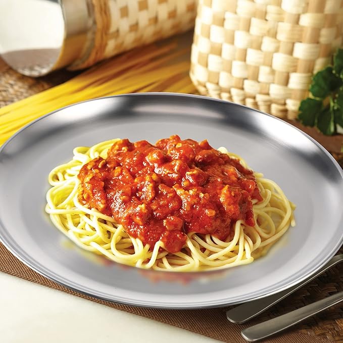 Thenshop 8 Pieces 12 Inch Pizza Pans Bulk Stainless Steel Sets Round Bakeware Pizza Trays for Oven Kitchen Baking Home Restaurant Picnics Holiday Activities Safe Sturdy Reusable Easy Clean(Silver)