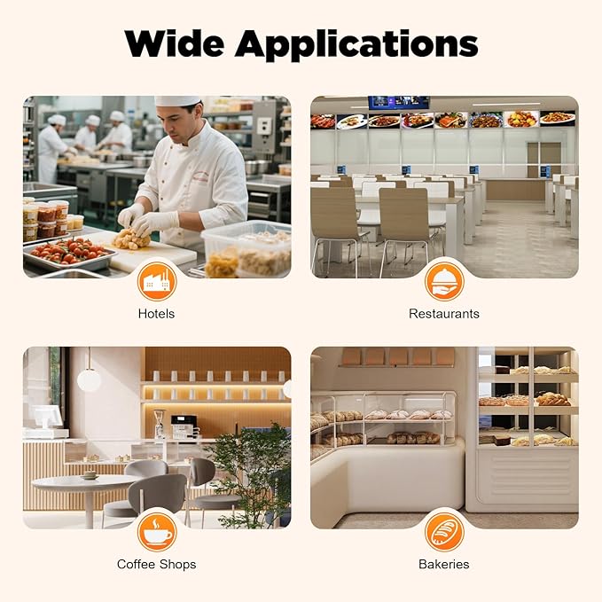 Commercial Conveyor Toaster 300 Slices/Hour, 2200W Stainless Steel Heavy-Duty Industrial Toasters/Three-ring Heating Tubes, Electric Bun Toaster Restaurant Equipment for Bun Bagel Bread Baked Food