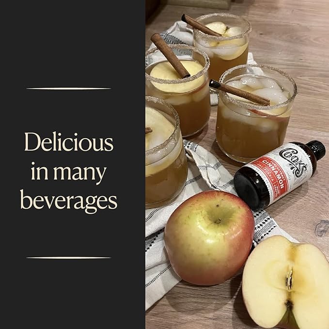 Cook's Pure Cinnamon Extract Made From Fine Ceylon Cinnamon, Premium All Natural Cinnamon Extract for Baking, Cooking, Beverages and Candies, 128 oz (1 Gallon)