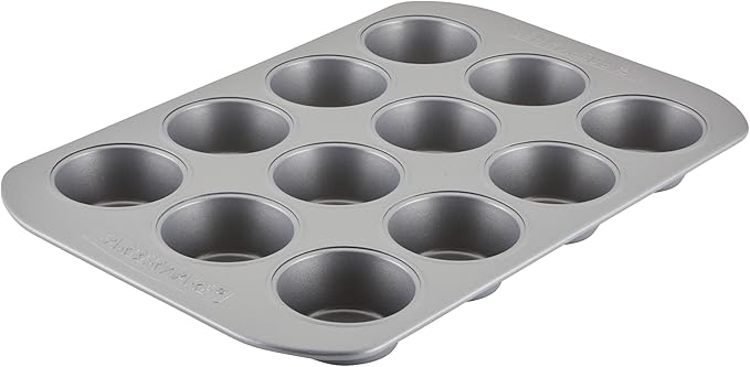 Farberware 12-c. Nonstick Nonstick Bakeware Muffin Pan, Gray