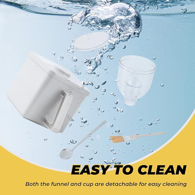 Burr Coffee Grinder Electric Espresso Grinder Commercial & Homeuse Silent Small Coffee Bean Grinder with Hopper Adjustable Grind, With Brush, Spoon, White