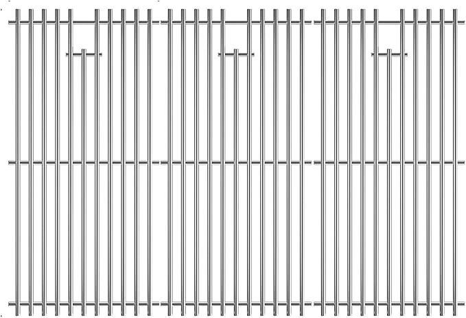 16 15/16" Grill Grates for Charbroil Advantage 4 Burner 463344116 463343015 463344015 463240015 463340516, Stainless Steel Cooking Grids Replacement Parts for Charbroil G460-0500-w1, G530-b700-w1