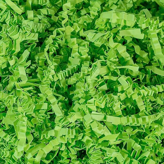 MagicWater Crinkle Cut Paper for Gift Baskets - 2LB - Lime Green - Perfect for Shredded Paper Filler, Basket Filler, Gift Boxes, Bridesmaid Gifts, Halloween Stuffers & More – Ideal for All Occasions