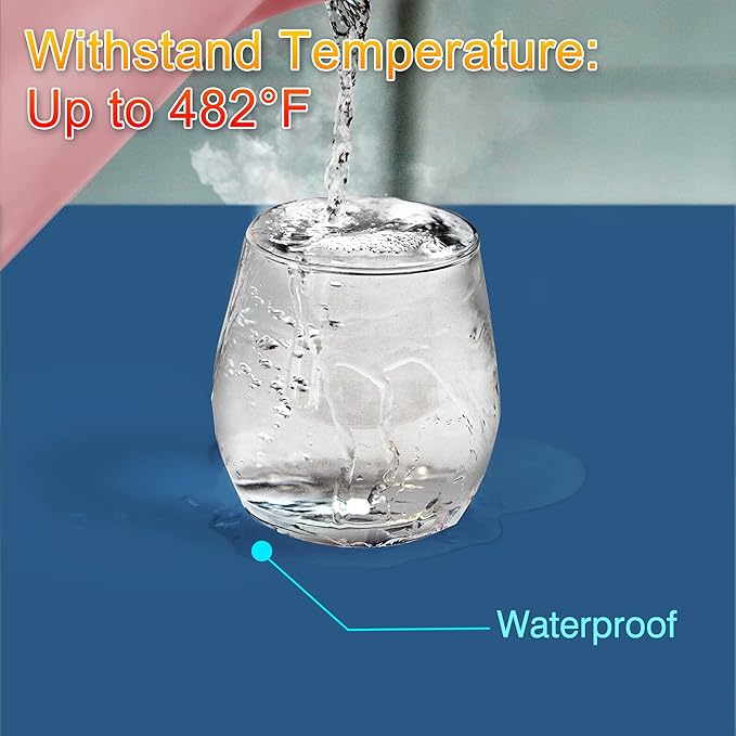 AECHY Silicone Mats for Kitchen Counter 47"x23.6"x0.08”, Largest Heat Resistant Mat Shipped Rolled Up Kitchen Island Silicone Countertop Protector Mat Nonslip Extra Large Counter Mat, Blue