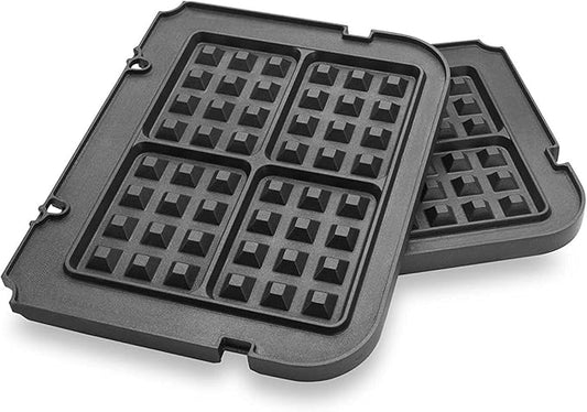 Waffle Plates Only for Cuisinart Griddler GR-4N, GR-5B, GR-6 and GRID-8N Series, Nonstick Coating Baking Waffle Plates by Gvode