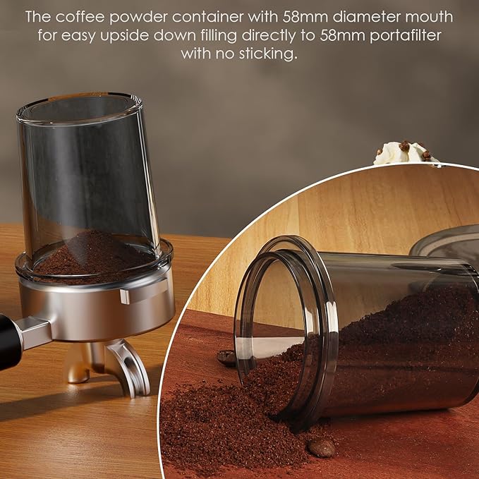 Biolomix Burr Coffee Grinder,Coffee Grinder, 48 Grind Settings and LED Control Panel,Digital Timer, Anti Static,Anti Clogging Coffee Bean Grinder,Grinds 2-12 Cups of Coffee, Black