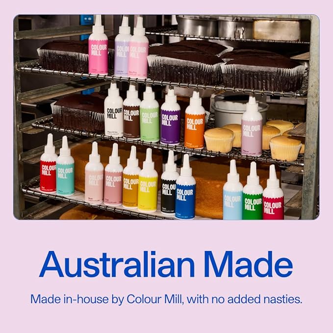 Colour Mill Chocolate Drip Easy-Melt Drizzle for Desserts, 125 Grams Mauve