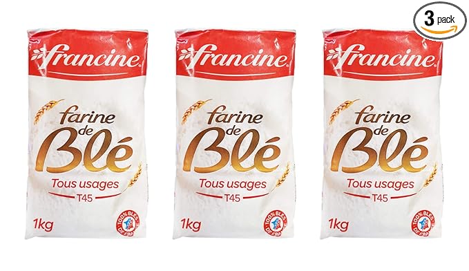 Francine Farne de Ble Bio - French All Purpose Flours 3 Packs (All Purpose Wheat (T45))