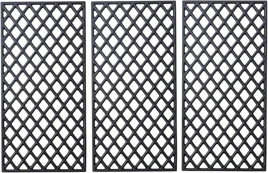 Grill Grate GR2210601-MM-00 Replacement Parts for Members Mark 5 Burner Gas Grill GR2210601-MM-00 Sam's Club Cooking Grids Cast Iron Grill Grates Broil King BBQ Rankam Grill Parts, 3 Pack