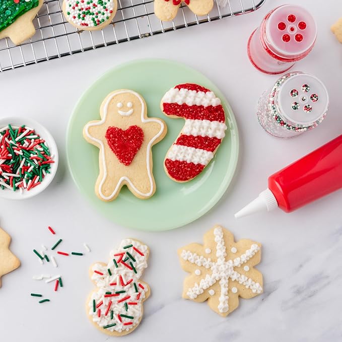 Cookie Cutter Kingdom, Christmas Cookie Cutters, Cookie Cutters Shape, Mold for Cakes Biscuits and Sandwiches (Christmas Gingerbread)