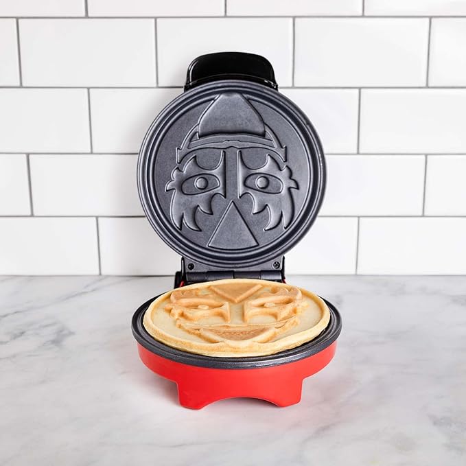 Uncanny Brands KISS Demon Waffle Maker- You Wanted The Best Kiss Army Waffle