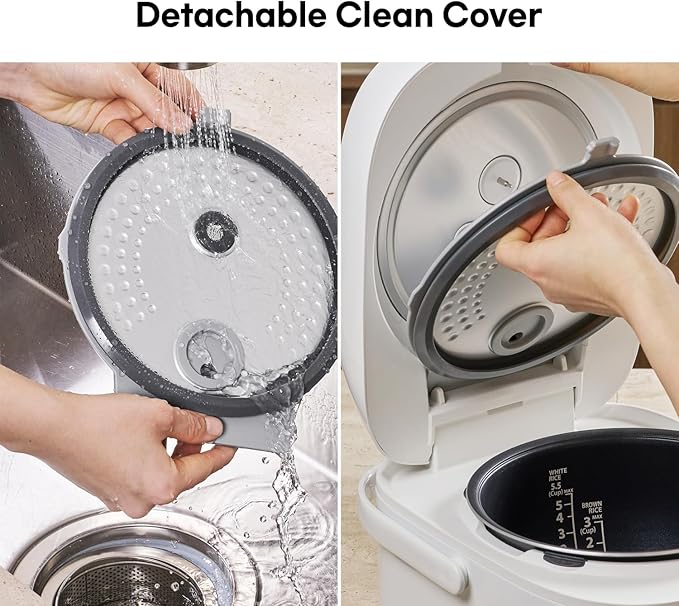 [CUCHEN] IH Induction Heating Rice Cooker/Micom 5.5 Cups/Specialized for Jasmine Rice, Basmati Rice, Calrose Rice