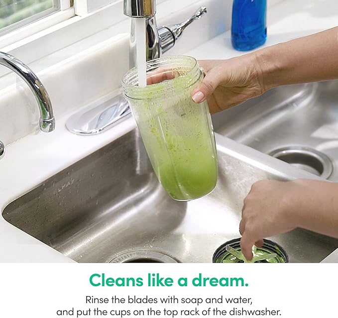 nutribullet Personal Blender for Shakes, Smoothies, Food Prep, and Frozen Blending, 24 Ounces, 600 Watt, Gray, NBR-0601WM