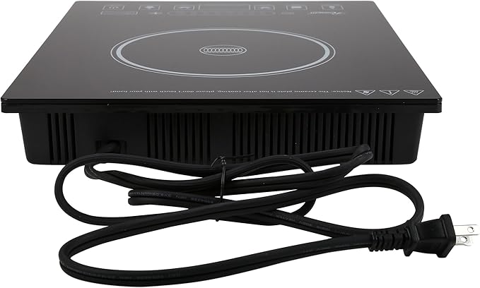 Rosewill Induction Cooker 1800 Watt, 5 Pre-Programmed Induction Cooktop, Electric Burner with Stainless Steel Pot 10" 3.5 QT 18-8, RHAI-15001