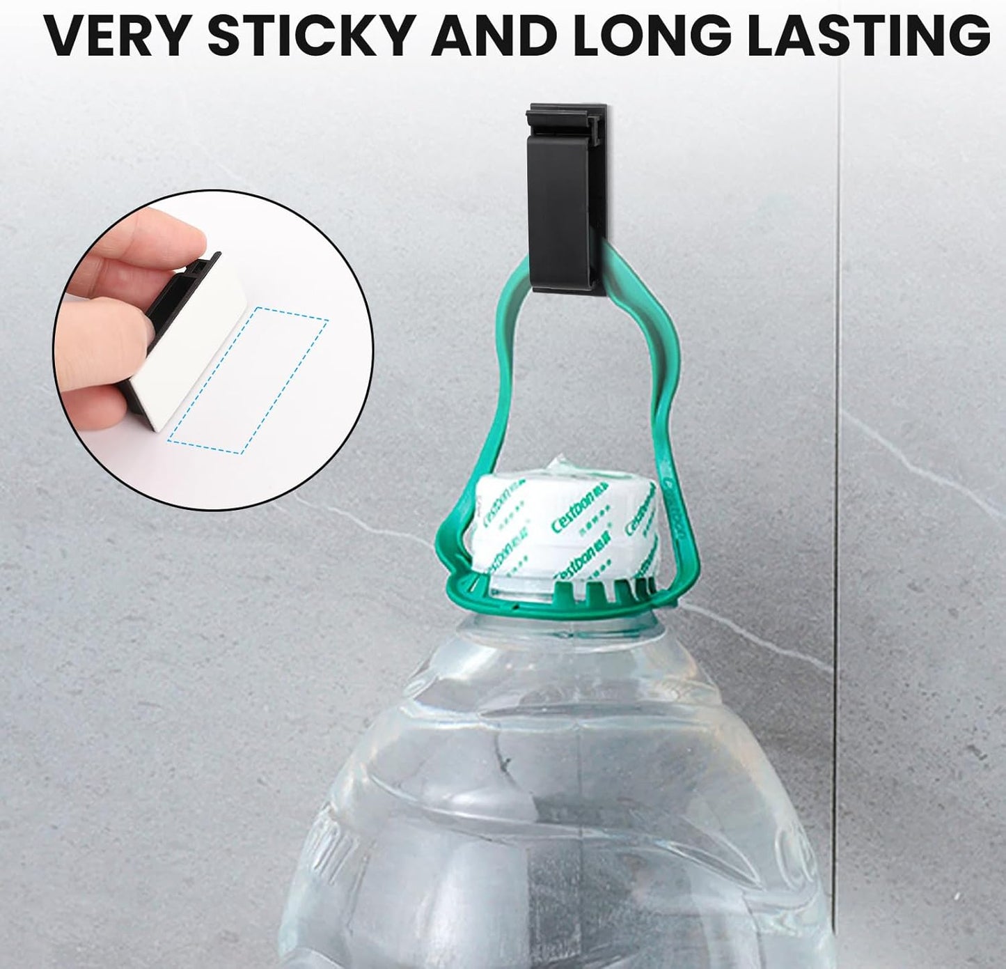 Adhesive Cable Management Clip (20Pcs Black),Cord Management Under Desk,Wire Organizer for TV PC Ethernet HDMI Extension Cord Power Plug