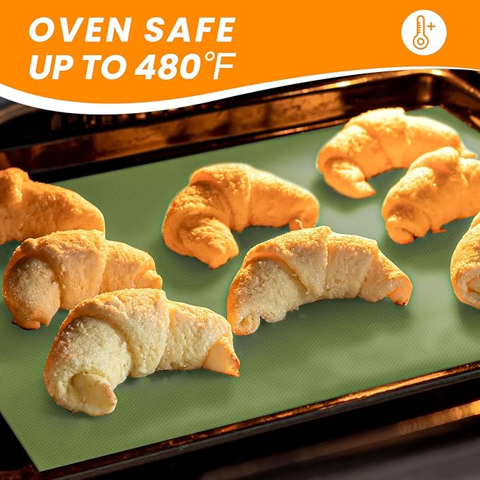 Silicone Baking Mat Roll- Cut to Size Silicone Mat Roll- SIlicone Mat for Baking, Macaoron Baking Sheet, Non-stick Pastry Mat, Reusable Dough Rolling Mat