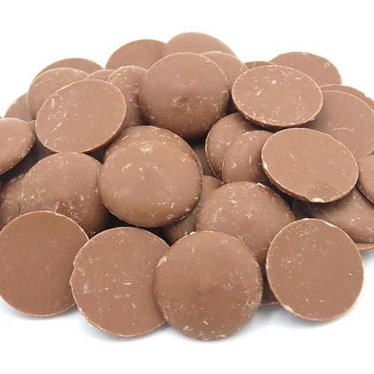 MERCKENS Coating Wafers, Milk Melting Chocolate, Cocoa Lite, 5 Pound Package