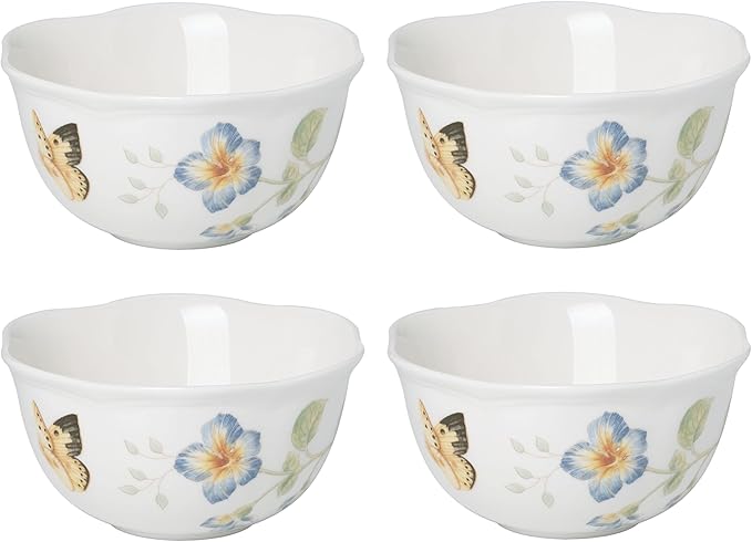 Lenox 880122 Butterfly Meadow 4-Piece Dessert Bowl Set