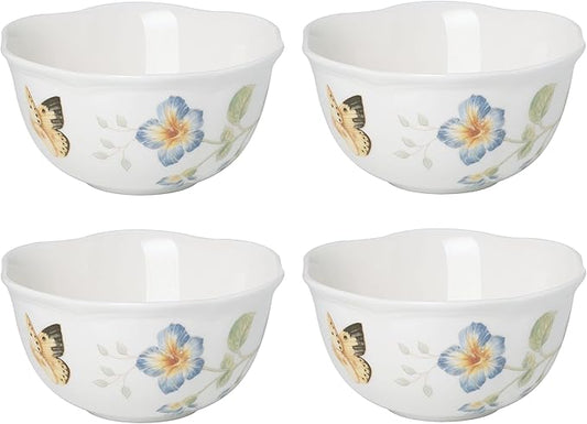 Lenox 880122 Butterfly Meadow 4-Piece Dessert Bowl Set