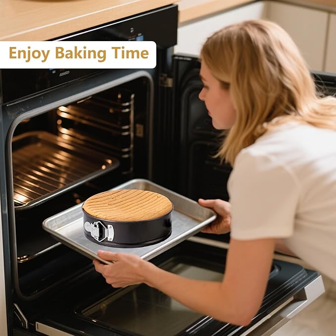 9" Springform Pan, Cheesecake Pan with Removable Bottom, Spring Form Round Baking Cake Mold for Pie,Bakeware Accessories,Baking Gadgets