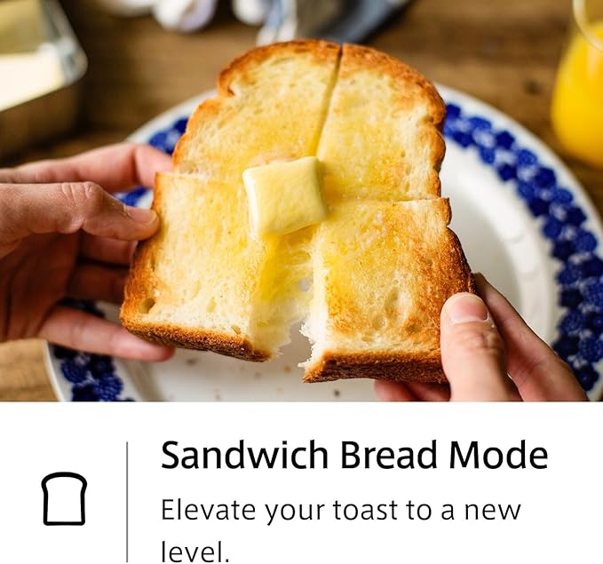 BALMUDA The Toaster | Steam Oven Toaster | 5 Cooking Modes: Sandwich Bread, Artisan Bread, Pizza & Pastry, Oven | Precise Heat Control | Steam Technology | Baking Pan | US Version | Gray