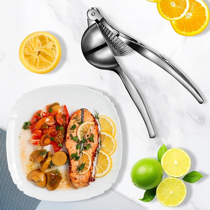 Rekix Lemon Squeezer, Heavy Duty Lemon Juicer, Lime Squeezer, Manual Citrus Press, Orange Juicer Handheld, Hand Press Fruit Juicer, Exprimidor De Limones