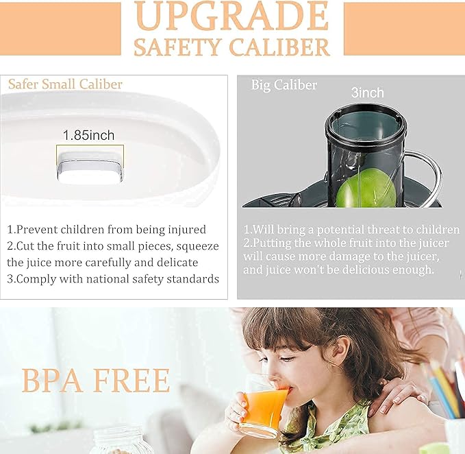 MegaWise Pro 2025 Updated Slow Masticating Juicer, 95% Juice Yield, 2-Speed & 9-Segment Spiral Cold Press, for Vegetables Fruits Nuts, Enhanced Nutrition Better Taste