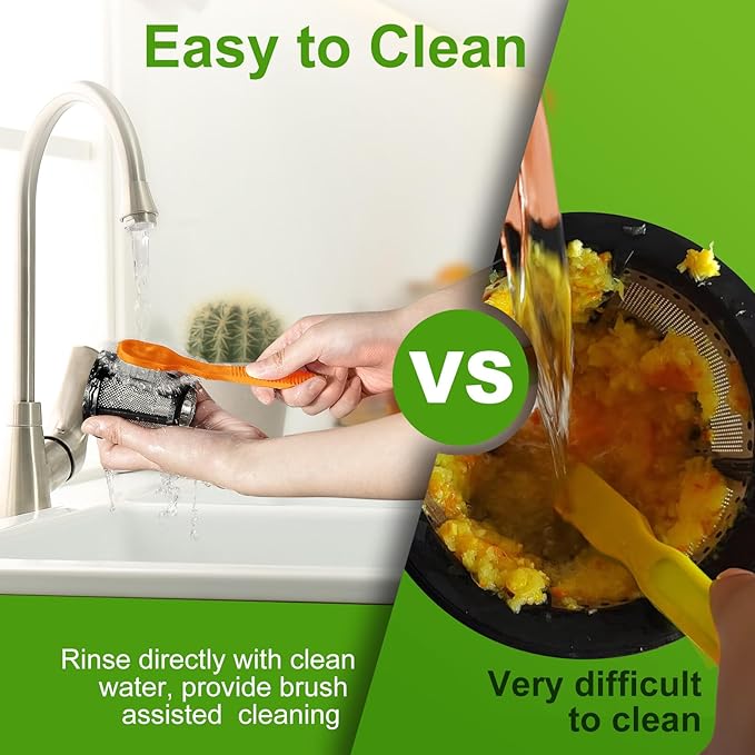 Juicer Machine, Aobosi Slow Masticating Juicers, Cold Press Juicer Machines with Reverse Function, Quiet Motor, High Juice Yield with Juice Jug & Brush for Cleaning (Matte Black)