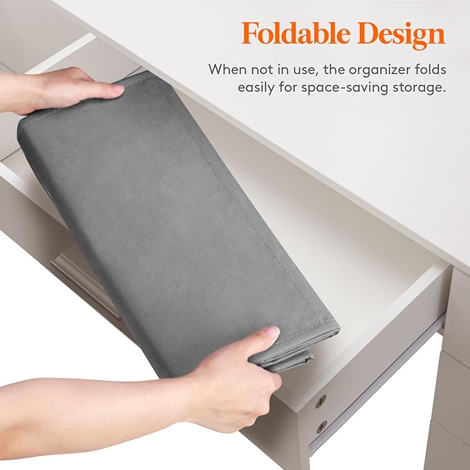 Lifewit 2 Pack Over the Door Organizer, 5 Shelf Clear Window Hanging Storage with 4 Mesh Side Pockets, Anti Tilt 40 lbs Load Behind Door for Pantry, Nursery, Bathroom, Bedroom, Kitchen, Dorm, Gray