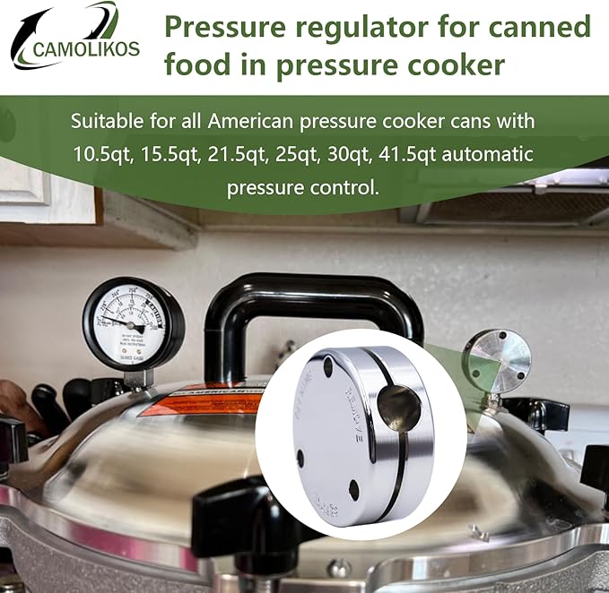 Pressure Regulator Weight Fits for All American Pressure Cooker Canner 10.5qt 15.5qt 21.5qt 25qt 30qt 41.5qt Part of the Automatic Pressure Control