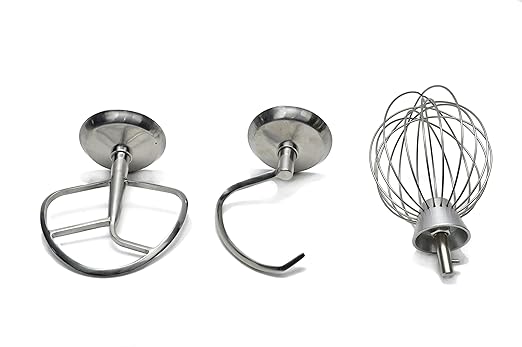 KWS M-B5 Commercial 575W Stand Mixer, 5 Quarts Silver Heavy-Duty for Restaurant/Bakery/Tea Shop/Coffee Shop