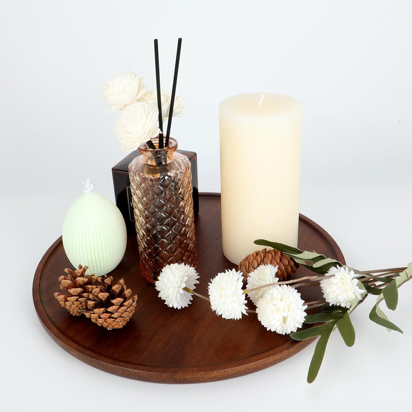 Glass Flower Vase, Amber, Aromatherapy Bottle, Small Vase, 6 Sets, Simple Style, Centerpieces for Table, for Home Decoration, Anniversary, Wedding