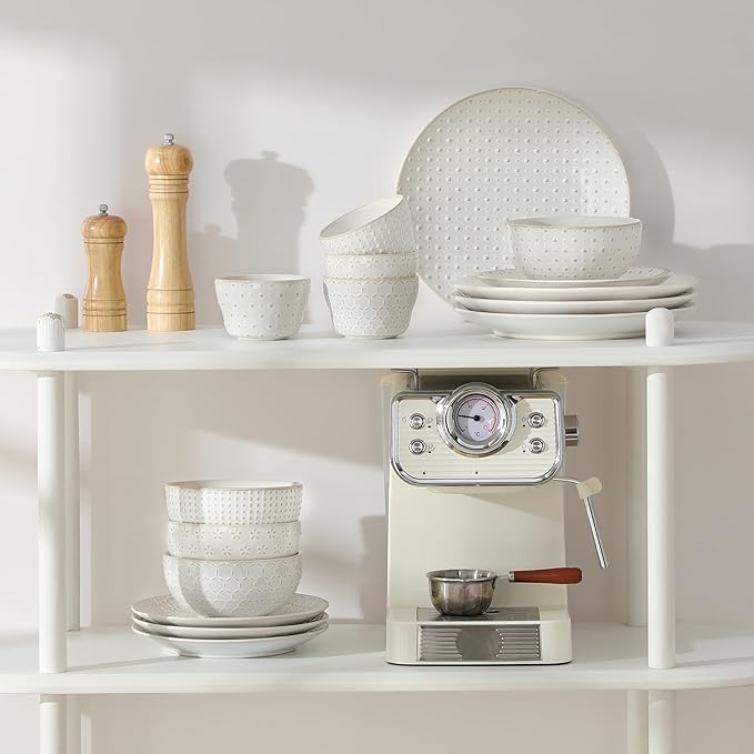 MALACASA Small Dessert Bowls 8 oz, Ice Cream Bowls, Dipping Sauce bowls,Ceramic Bouillon Soup Cups or Certain Side Dishes, Microwave & Dishwasher Safe, Set of 4, Arctic White, Series LYDIA