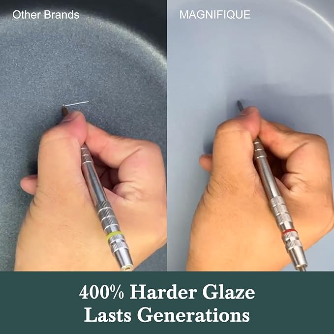 8-Quart Programmable Slow Cooker with Timer Keep Warm - Small Kitchen Appliance for Family Dinners - Serves 6+ People - Heat Settings: Keep Warm(White, Black Liner)