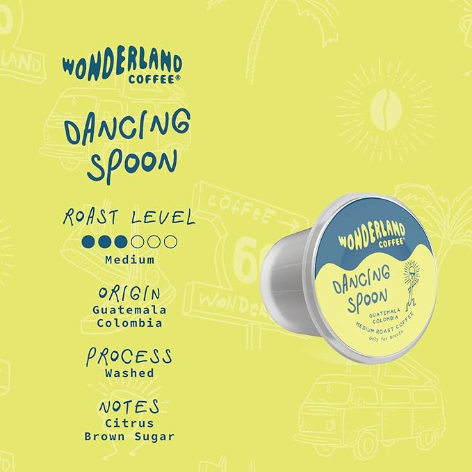 Starter Bundle with 80 B-Pods (20 ct Variety Pack and 60 Wonderland Dancing Spoon coffee)