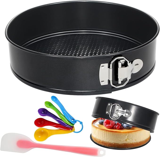 9 Inch Non-stick Cheesecake Pan Springform Pans with Removable Bottom/Leakproof Cake Pan