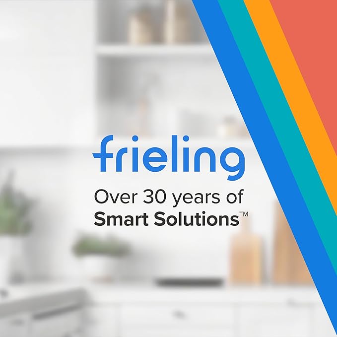 Frieling Crafted in the USA Maple Rolling Pin - Classic Baker Straight - 2-Inch by 18.5-Inch - Precision Wooden Rolling Pin - Pizza Dough Roller