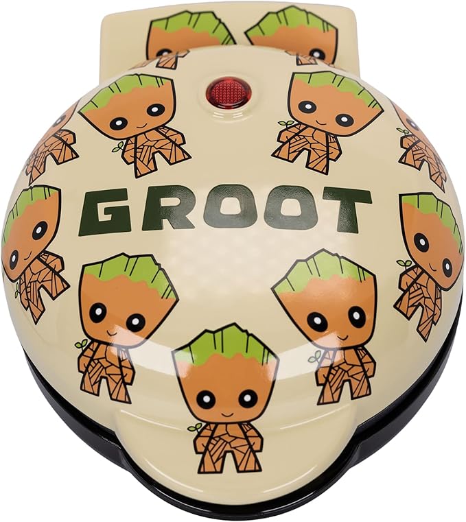 Uncanny Brands Groot Mini Waffle Maker - Cook With Your Favorite GOTG Character