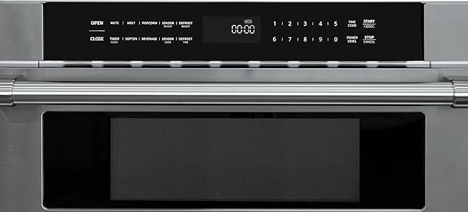 KoolMore KM-MD30-SS Microwave Drawer, Capacity in Stainless-Steel, 30 in/1.2 cu. ft, Silver