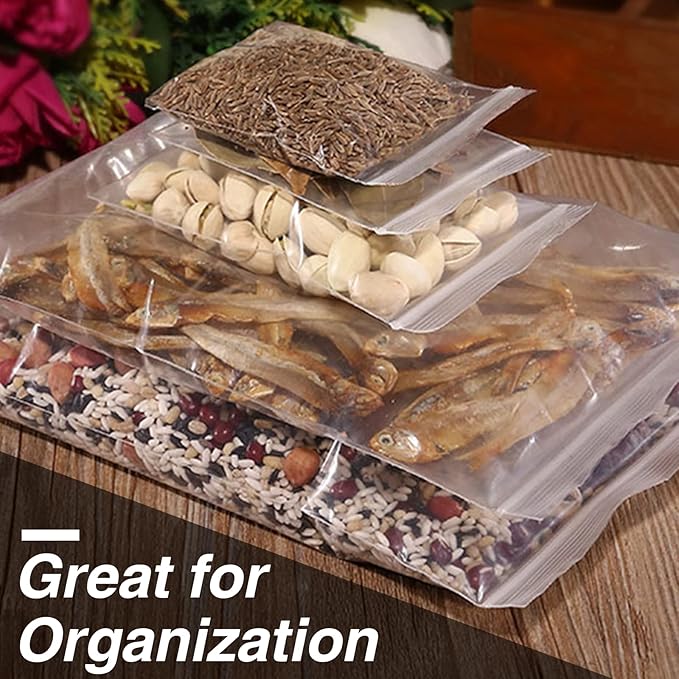 600 Pcs 2''x 3'' Clear Plastic Zip Bags, 2 Mil Thick Resealable Storage Baggies for Jewelry, Pills, Small Items, Travel, Packaging