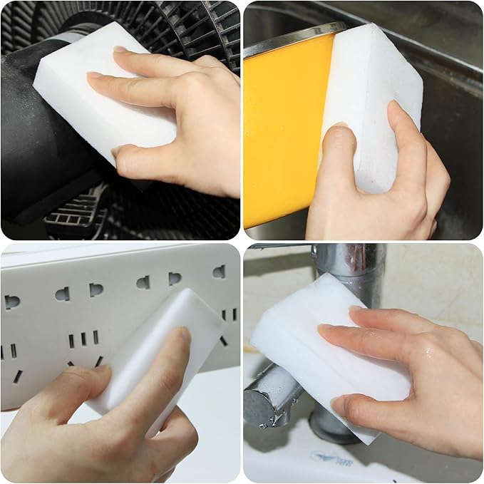 28 Pack Melamine Sponge Thick Melamine Foam in Bulk 2X Thicken Multi-Functional Sponge Eraser for Kitchen Bathroom Sink Tile Office 3.94x 2.76x 1.18in