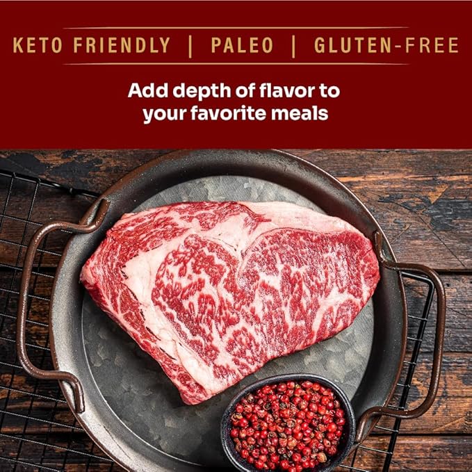 Wagyu Republic Beef Tallow ⎸11oz Glass Jar, Grass Fed Wagyu Beef Tallow, Great for Cooking Steak or as Tallow Balm ⎸ Keto, Gluten Free Protein Snacks for Adults, Perfect for Whole 30 or Carnivore Diet